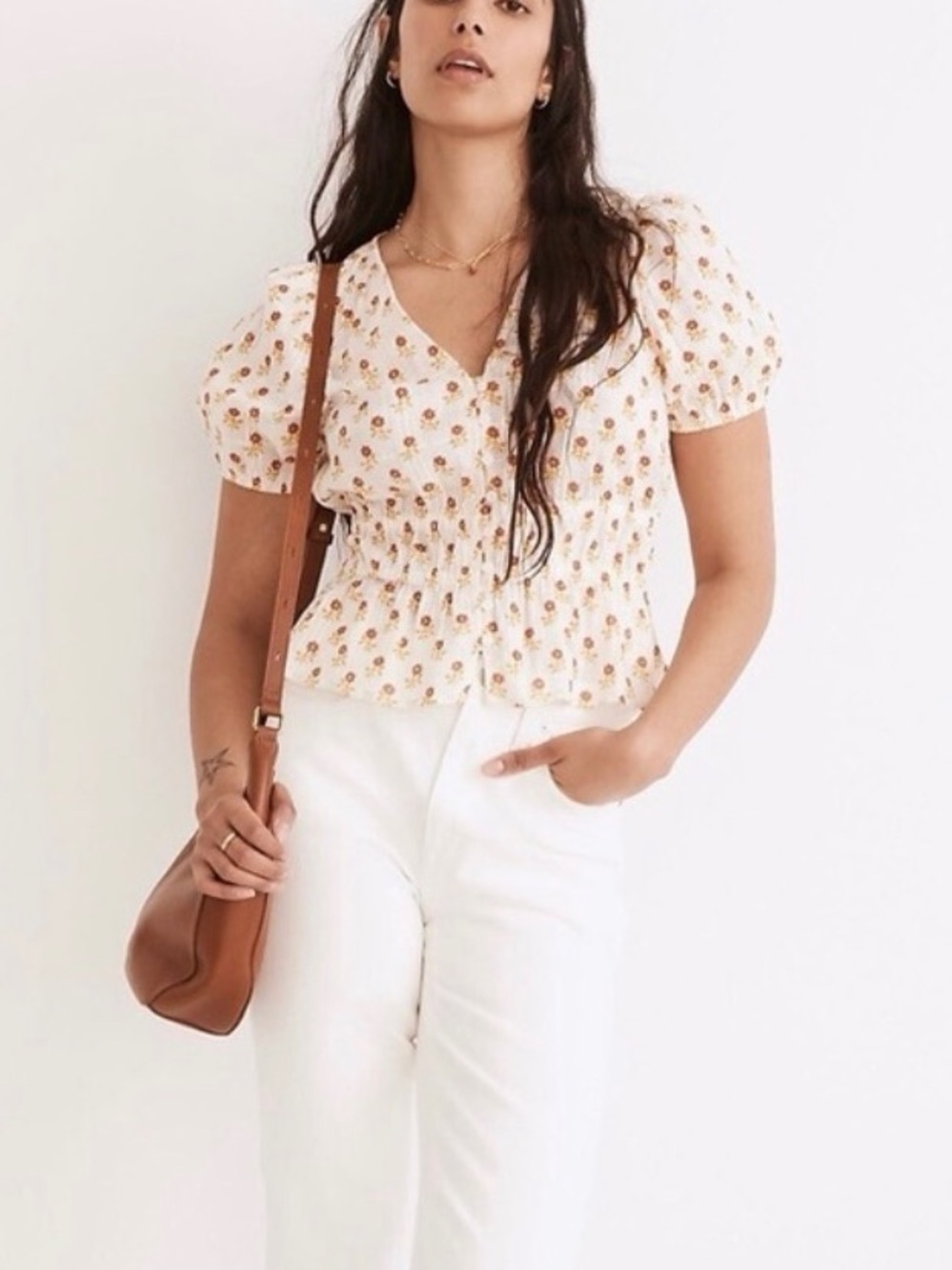 Madewell Sophia short-sleeve top